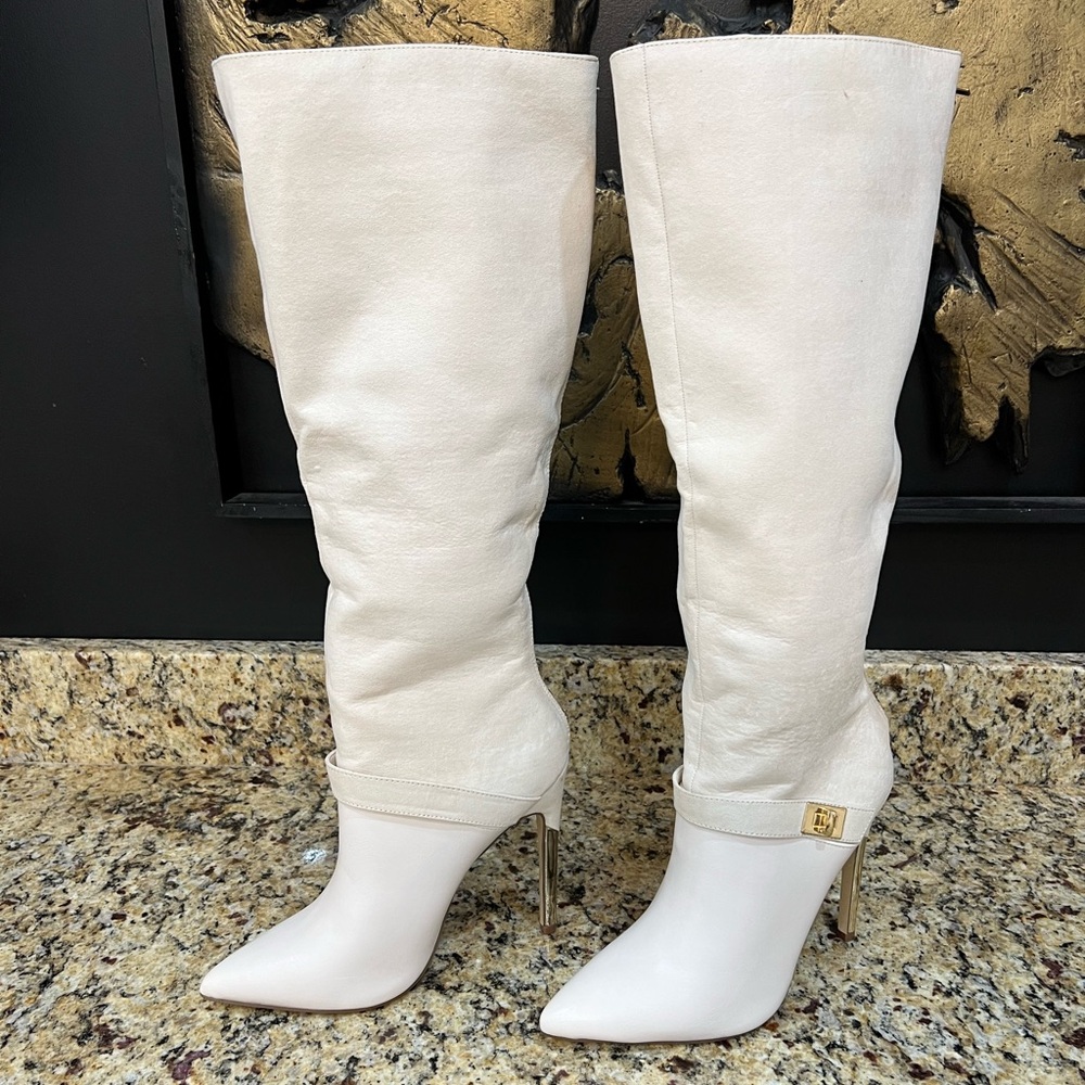 Just fab women heel boots size 8
